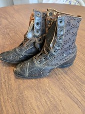 Antique Girls Leather Dress Shoes