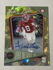 2022 Panini Legacy John Metchie III Under the Lights Yellow Diamond RC Auto /25