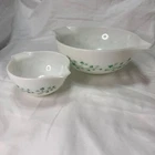 Vintage Pyrex Green Ivy Chip &Dip No Bracket #441/444