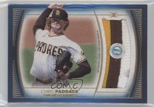 2021 Topps Definitive Collection Jumbo Relic Blue /30 Chris Paddack #DJR-CP 0x82