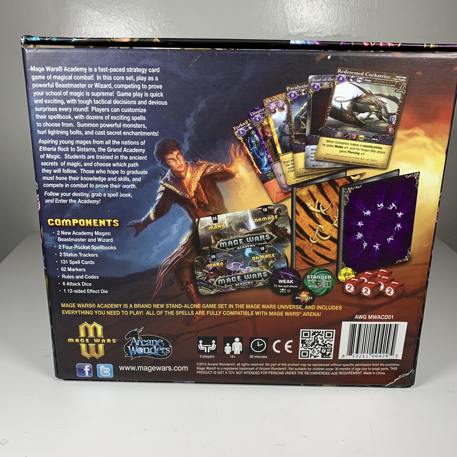 Arcane Wonders Awgmwacd01 Mage Wars Academy Core Set for sale online | eBay