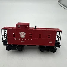 LIONEL O GAUGE RED PENNSYLVANIA SP TYPE CABOOSE PRR #6921 - EX