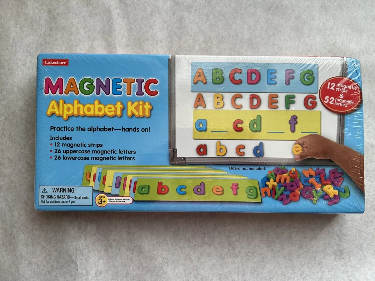 Lakeshore Learning Toy 64 Piece Magnetic Alphabet Kit Age 3+ NEW