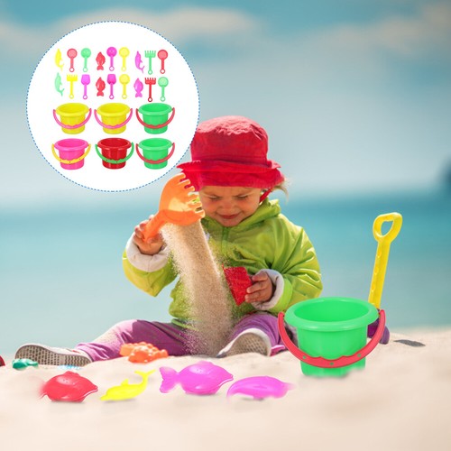Jouets Plage Enfant 12 Pcs Jouets De Plage Enfant 12 Pièces - Seau Pliable, Pelle, Râteau, Moules - Sac Filet Inclus - Couleurs Vives Accessoires Plage Enfants