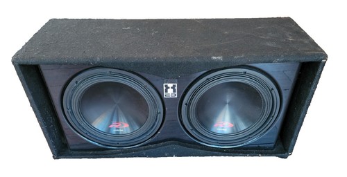 JDM Alpine SWE-1900 Powered Subwoofer 350W Max Blue LED