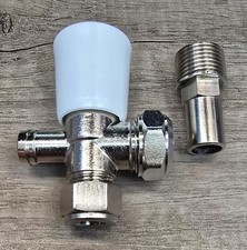 MYSON MATCHMATE 10MM LOCKSHIELD DRAINOFF VALVE NICKEL PLATED - MM10LAND