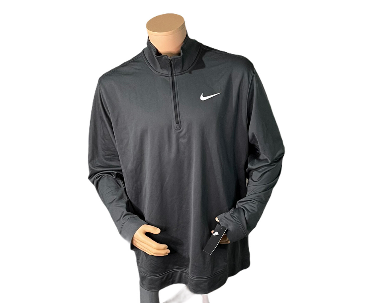 NWT65 Мужской свитер-пуловер Nike на молнии 14 темно-серого цвета размер XL 942039 8090₽
