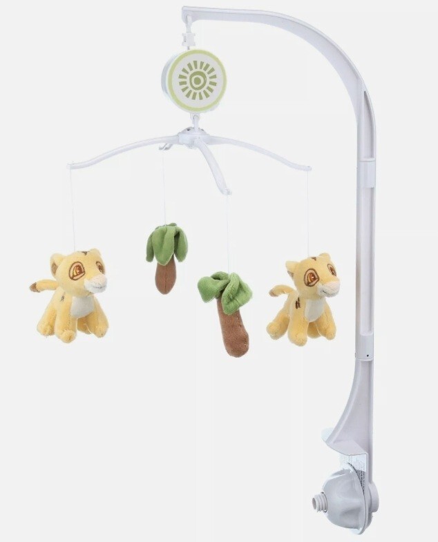 Lion King Urban Jungle Musical Mobile by Disney Baby Mobile Crib Toy RARE