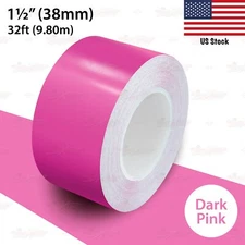1-1/2" Roll Vinyl Pinstriping Pin Stripe Line Tape Decal Sticker 38mm DARK PINK