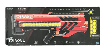 NERF Rival Zeus MXV-1200 Blaster   Team Red   Motorized High-Impact   New in Box