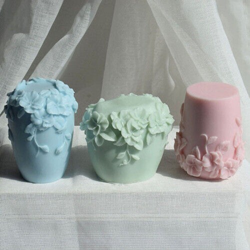 Plastic Material Silicone Candle Die for Carving Art Soap and Plaster