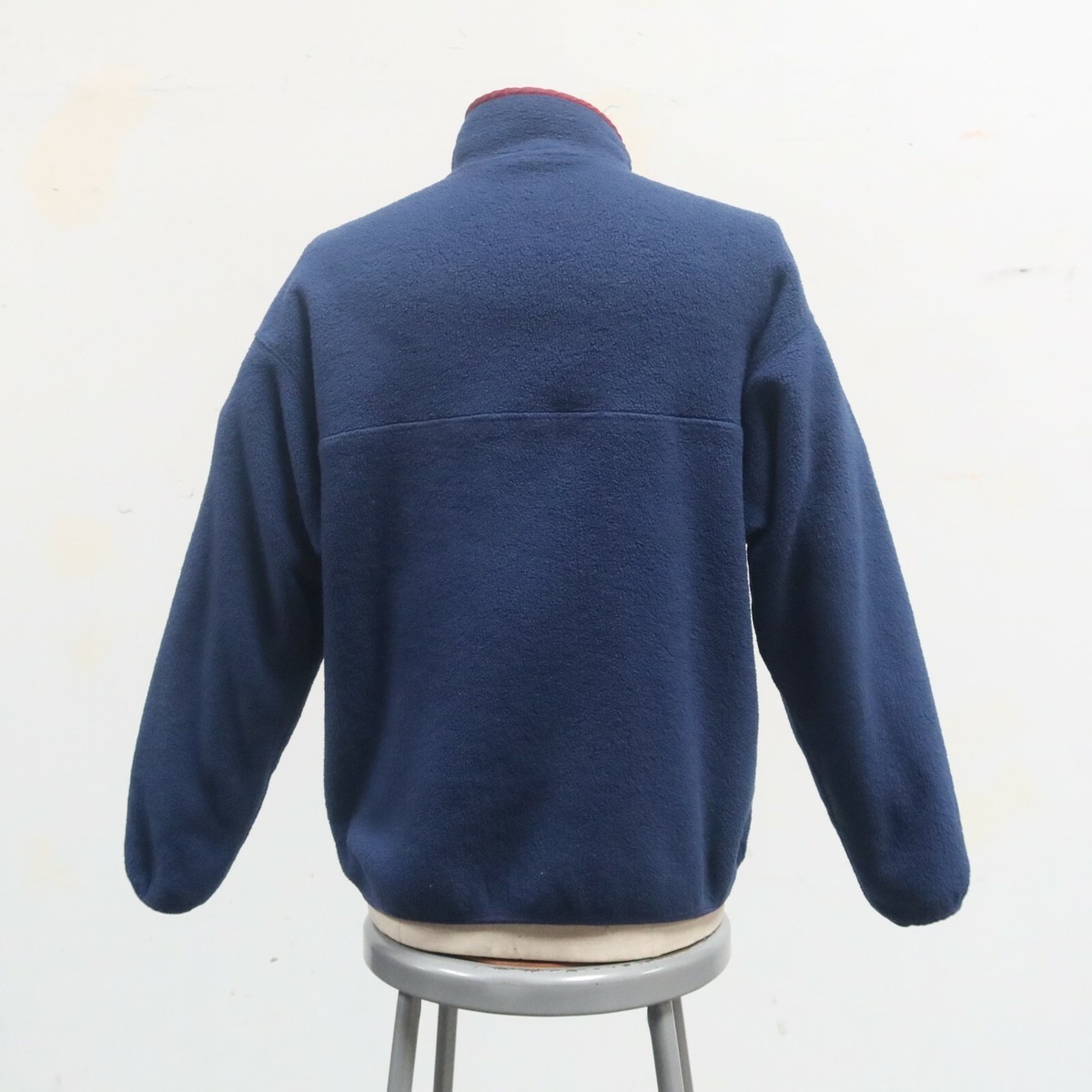 Vintage 90s Patagonia Synchilla Fleece Snap-T Pullover XL Navy