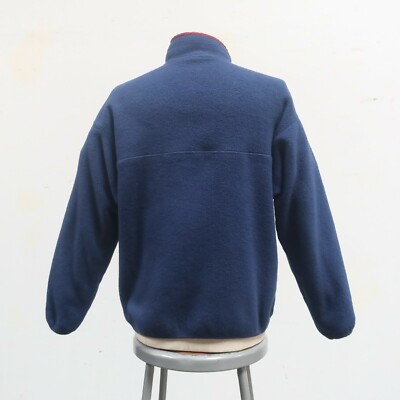 Vintage 90s Patagonia Synchilla Fleece Snap-T Pullover XL Navy