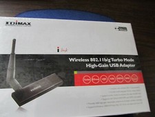 New Edimax Wireless 802.1 1b/g Turbo Mode High-Gain USB Adapter