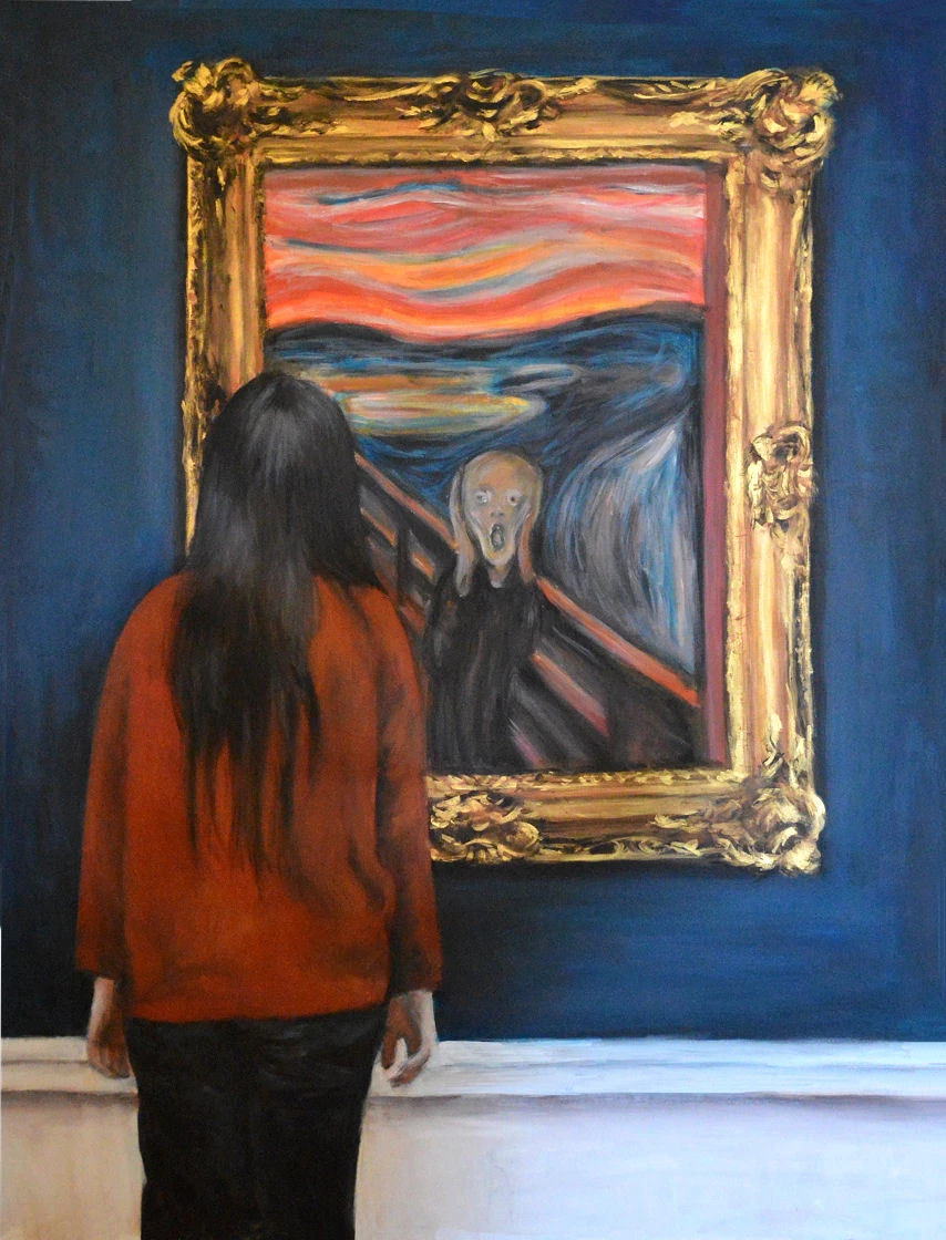 The scream painting original outlet