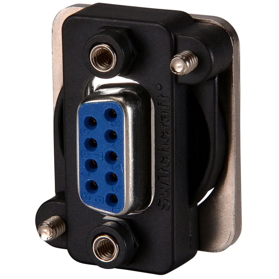 Switchcraft EHDB9MF 9-Pin D-sub Male To Female EH Panel Moun - Image 2 of 2