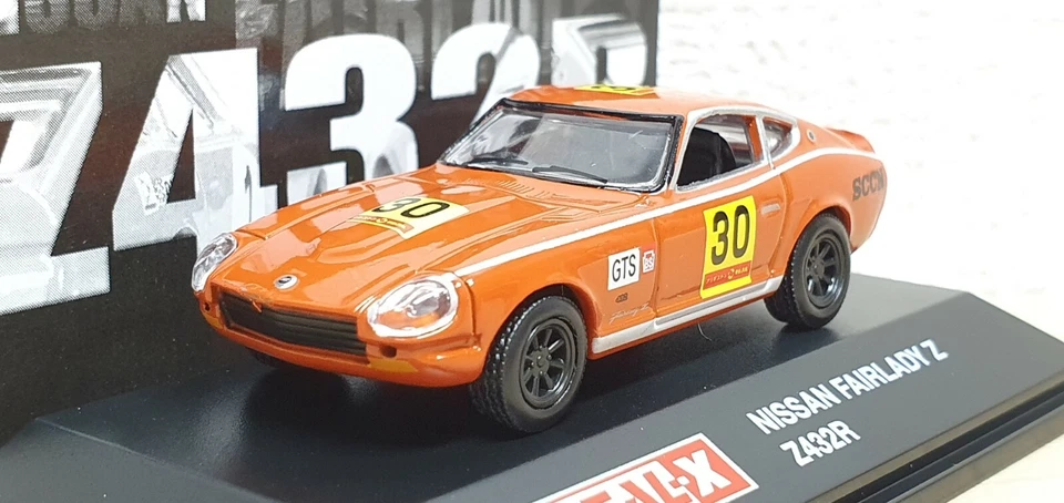 1/72 Real-X NISSAN DATSUN FAIRLADY Z Z432R #30 NARANJA SCCN modelo de coche fundido a presión  Foto 2 de 4