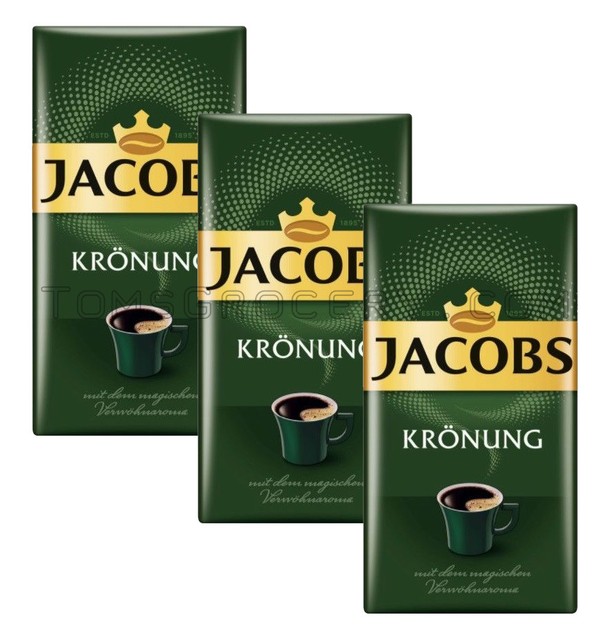 3 x JACOBS Kronung Ground Coffee 250g 8.8oz eBay