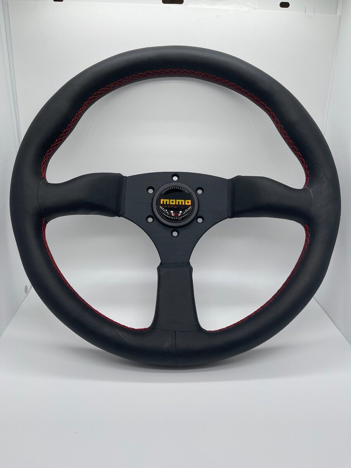 Momo Sports Style 350mm steering wheel fits Toyota Honda Acura Miata Rx7 FD  FC