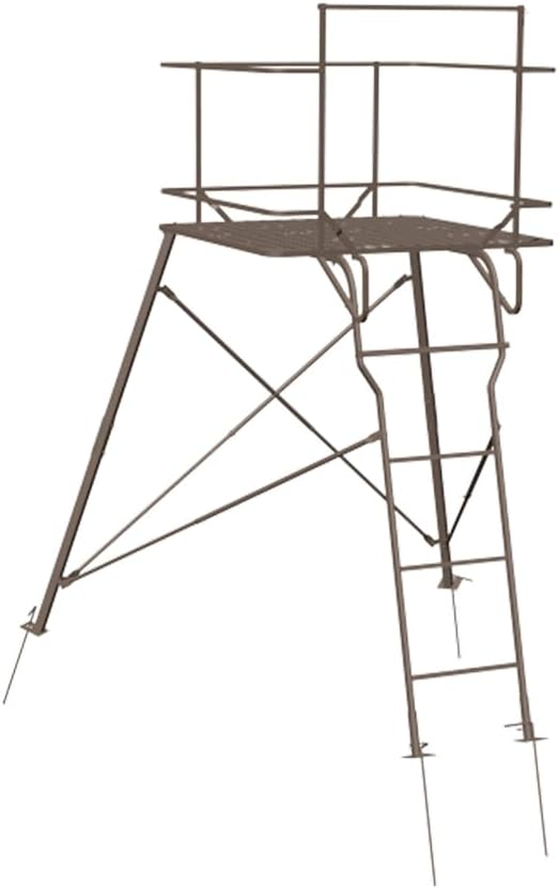VENATIC 6' Tripod Hunting Tower Blind, 2 Person Hunting Stand with 4' X