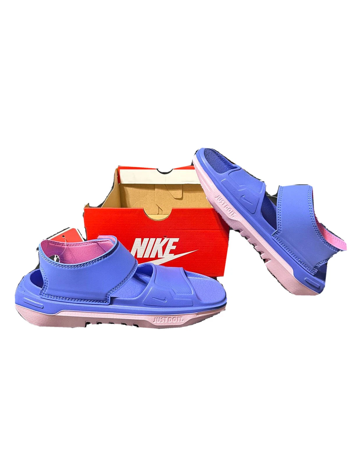 Sandali ragazze Nike Playscape grado scuola zaffiro viola rosa CU5296 500