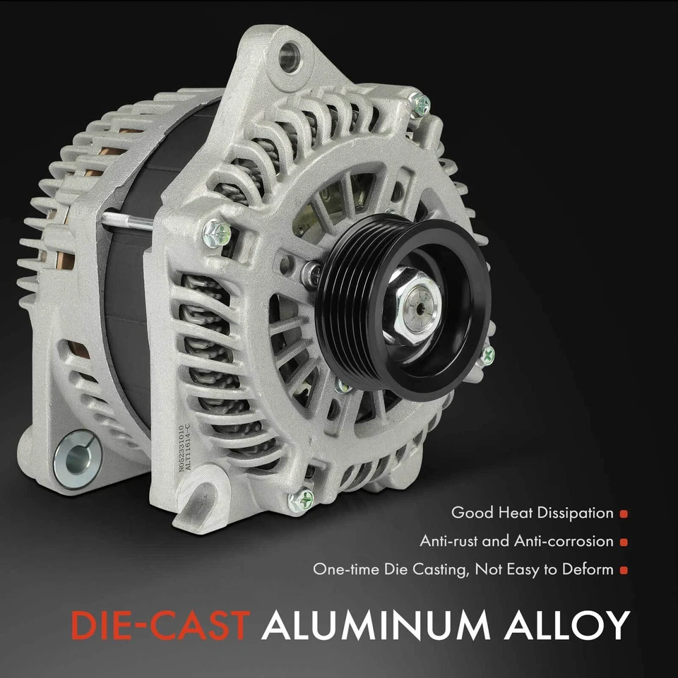 Alternator for Ford Explorer 2013-2015 Flex Taurus Lincoln MKS V6 3.5L 200 A CW - Image 4 of 4