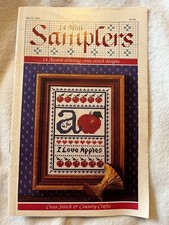 14 Mini Samplers, Cross Stitch, Cross Quick Mini Booklet 8D-22-1484 Craft
