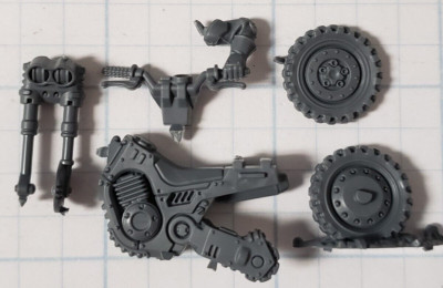 Warhammer 40k Genestealer Cult Bits Atalan Jackals Dirt Bike #27