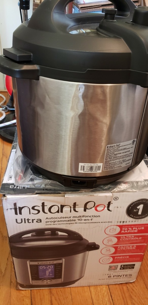Instant Pot Ultra60 10 in 1 Multi Use Programmable Pressure Cooker