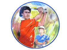 GOLF - Royal Kendal Sports  Leisure by Malcolm Green smith decorative plate