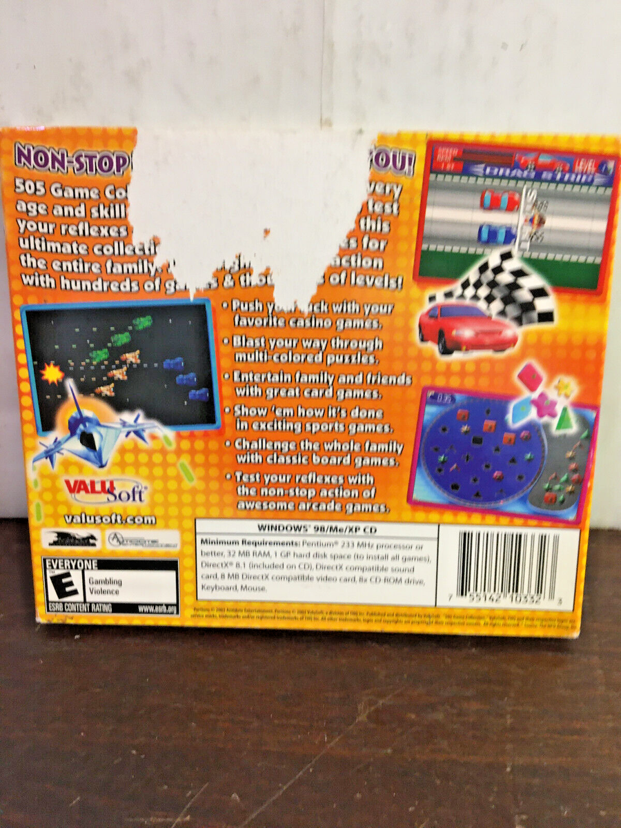 505 Great Games, PC CD-ROM Collection Action compilation | eBay
