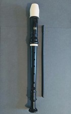 Kids LMI soprano Recorder cleaning rod Music Flute Black Fun Music Toy