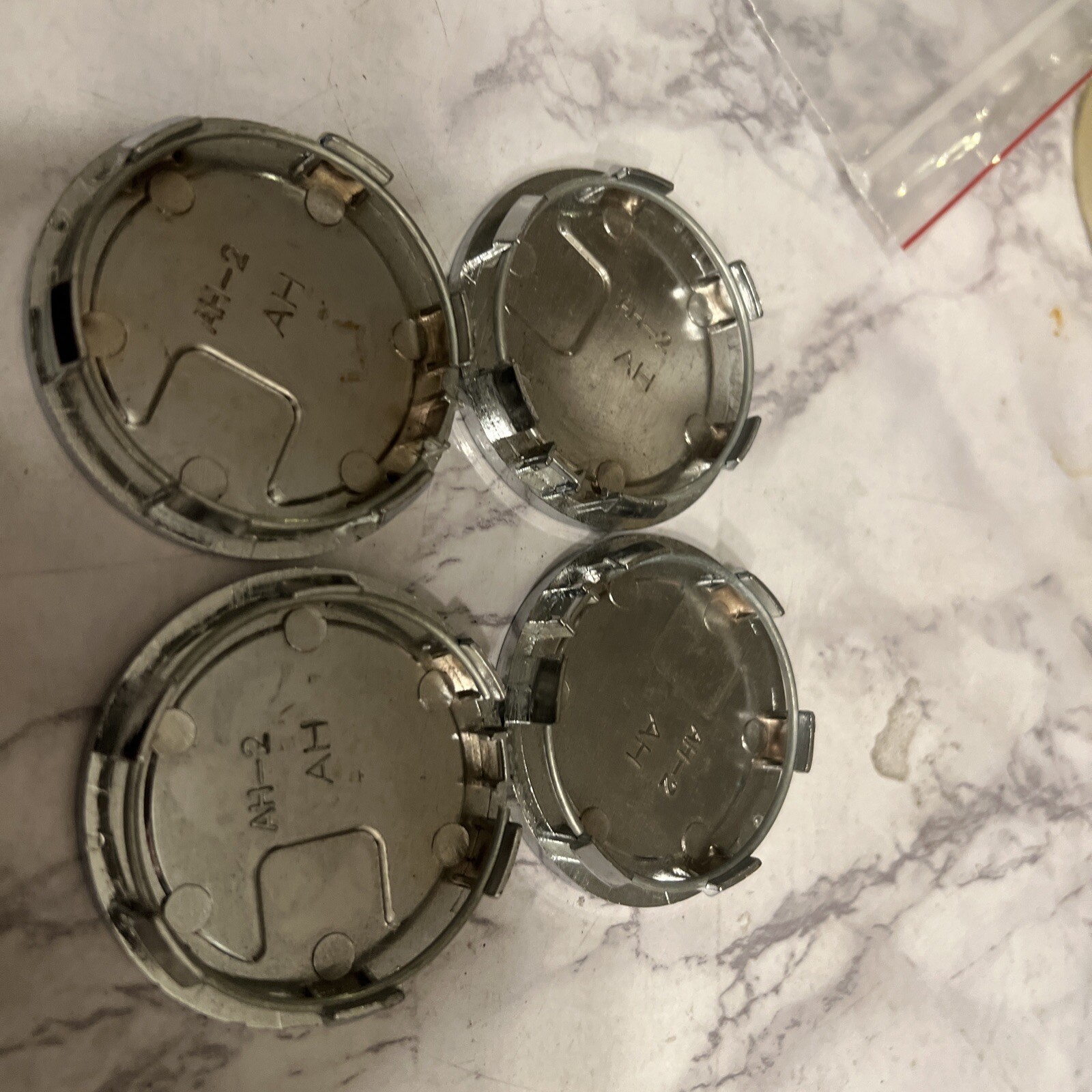 AODHAN AH Custom Wheels Chrome Wheel Rim Center Caps 2-3/8" Dia AH-2 (set of 4 )