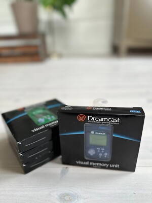 4 x VMU Clear Blue & Clear Green * Dreamcast * NEW * Free shipping