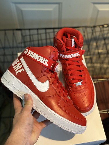 supreme af1 red