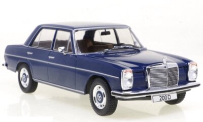 MB Mercedes Benz 200 D (W115) - 1968 - dark blue - WhiteBox 1:24