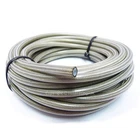 PTFE TEFLON® AN-3 3AN 1/8" 3MM CLEAR PVC Stainless Braided Brake Hose 6 Metre