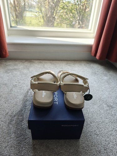 Rockport, Sandalias Trail Tech Beige Mujer, Reino Unido 7, Nuevas - Imagen 4 de 9