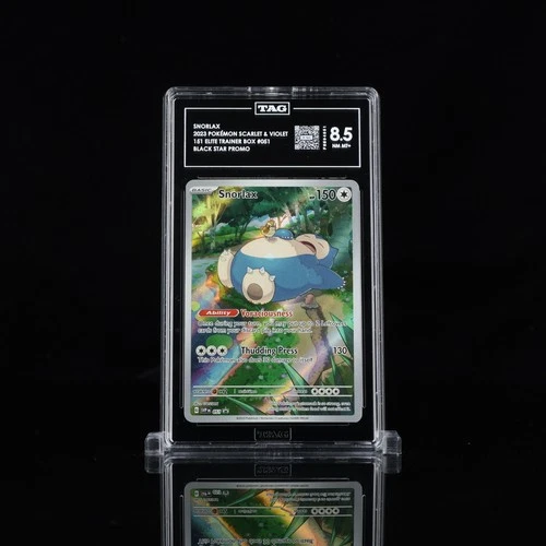 2023 Pokemon Snorlax 151 ETB TAG 8.5 Black Star Promo 051