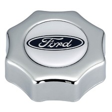 Ford Performance Oil Cap Screw-in Chrome With Ford Logo Efi Engine Mustang 86-00