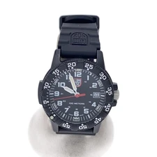 LUMINOX quartz watch analog rubber BLK BLK 0300-1GBq H-3 LX