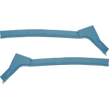 1967-68 Impala Caprice; Door Jamb Windlace; 2 Door Hardtop; Light Blue; Pair -