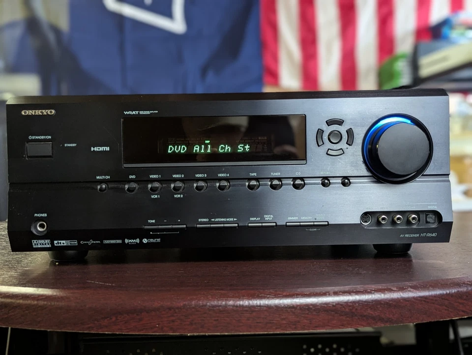 Onkyo HT-R640 5.1 Ch HDMI Home Theater Surround Sound Receiver Tested No Remote - Image 2 of 4