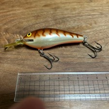 RaPaLa FR-7 Fat Wrap Floating Lure Gold for Bass, Pike, Seabass, Used