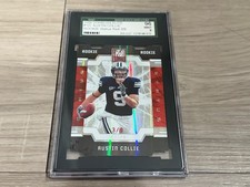 2009 Donruss Elite  Red Status Die Cut  Austin Collie  Card #107 RC 3/9  SGC 9