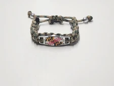 Marylander Adjustable Charm Bracelet Flag of Maryland Home State Pride