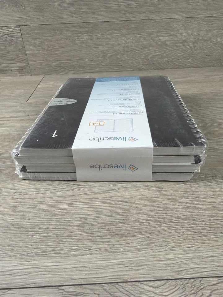 Livescribe Dot Paper A5 Notebook 1-4 Single Subject 4Pack New Factory Sealed - Image 4 of 4