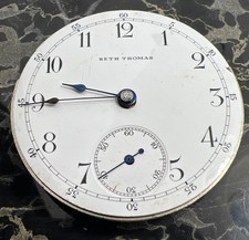 1915 Seth Thomas 18s 7j Grade 36 Model 8 Pocket Watch Movement Parts or Repair