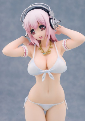 Super Sonico Swimsuit Nitroplus SoniAni Cute Anime Figure Model PVC 7'' [No Box]