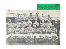 Everton 1966 FA Cup Winners Autographs Signed By 15 Of The Squad